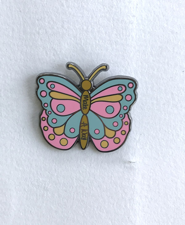 Make A Way Colorful Butterfly Pin - Make A Way Media